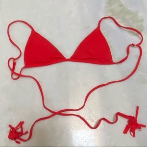 ACACIA SWIMWEAR RAILAY TOP IN SANGRIA